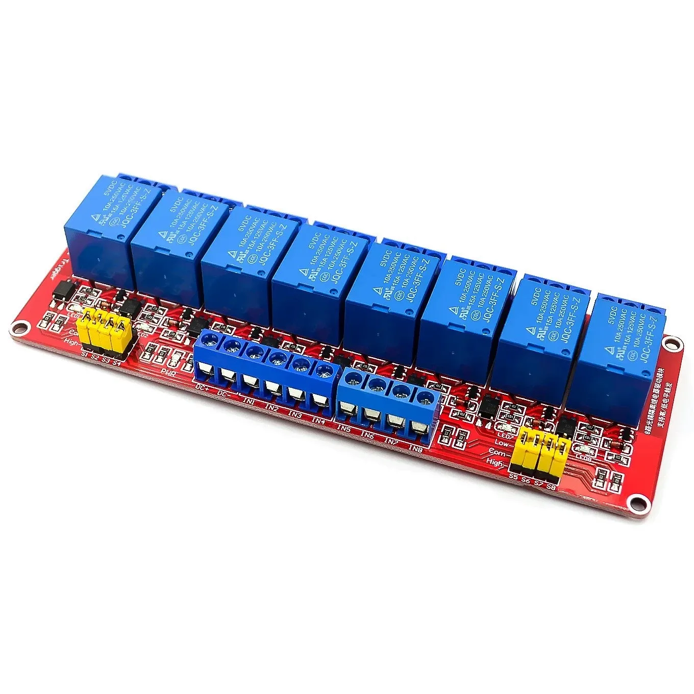 Relaismodule 8-kanaal 5V